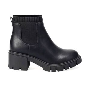 NWT SO Vegan Sugi Women's Chelsea Combat Style Boots 10 Black